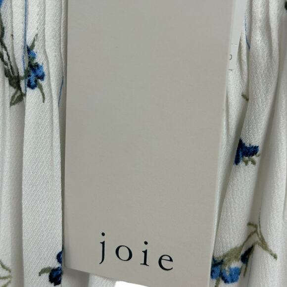 NWT Joie Porcelain Lamberta High Low Floral Print Sleeveless Dress 2 - Picture 5 of 7